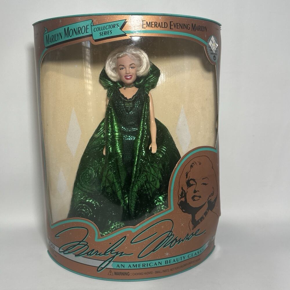 DSI Marilyn Monroe Emerald Evening Doll #1 NRFB COA Limited Edition Collectible